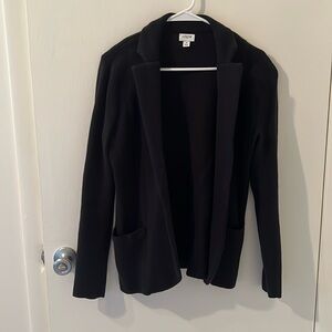 J Crew Black Schoolboy Sweater-Blazer, size Small
